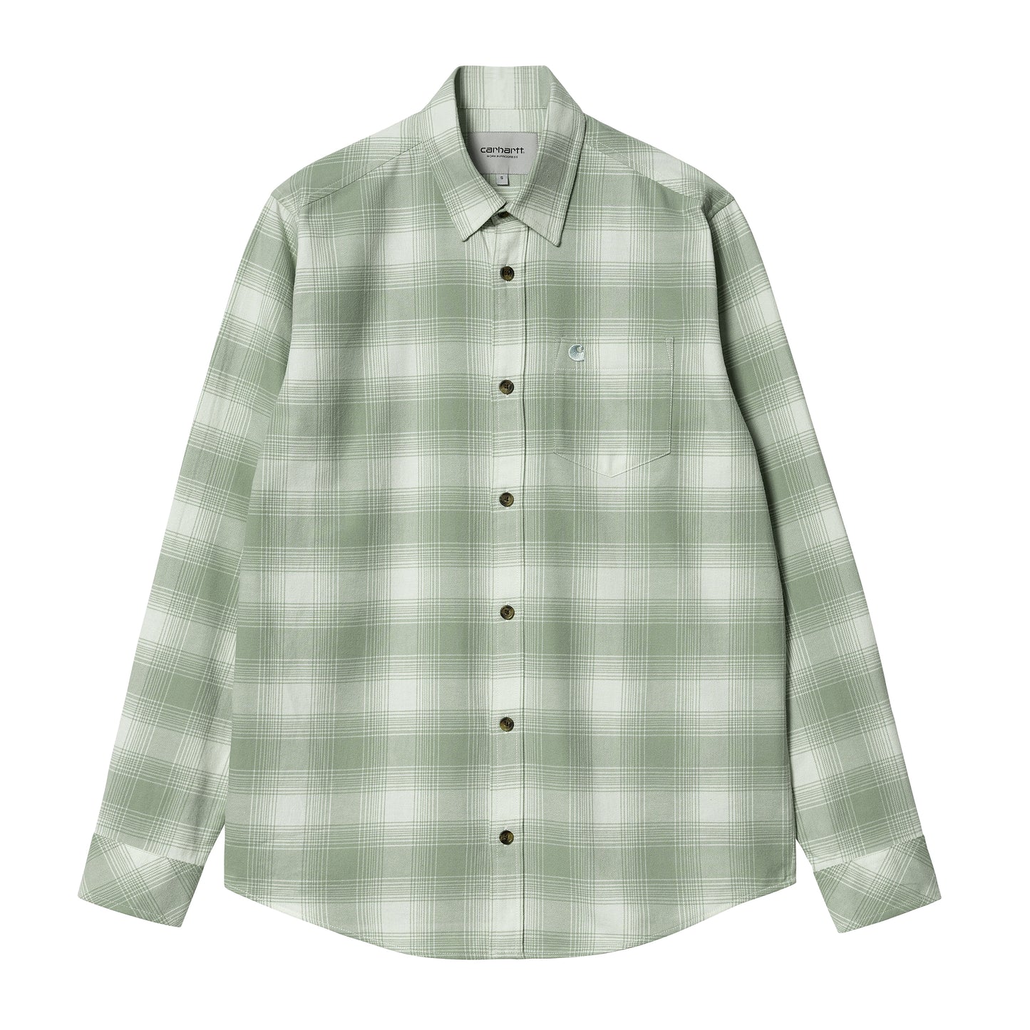 Carhartt WIP Deaver Shirt - Deaver Check Misty Sage