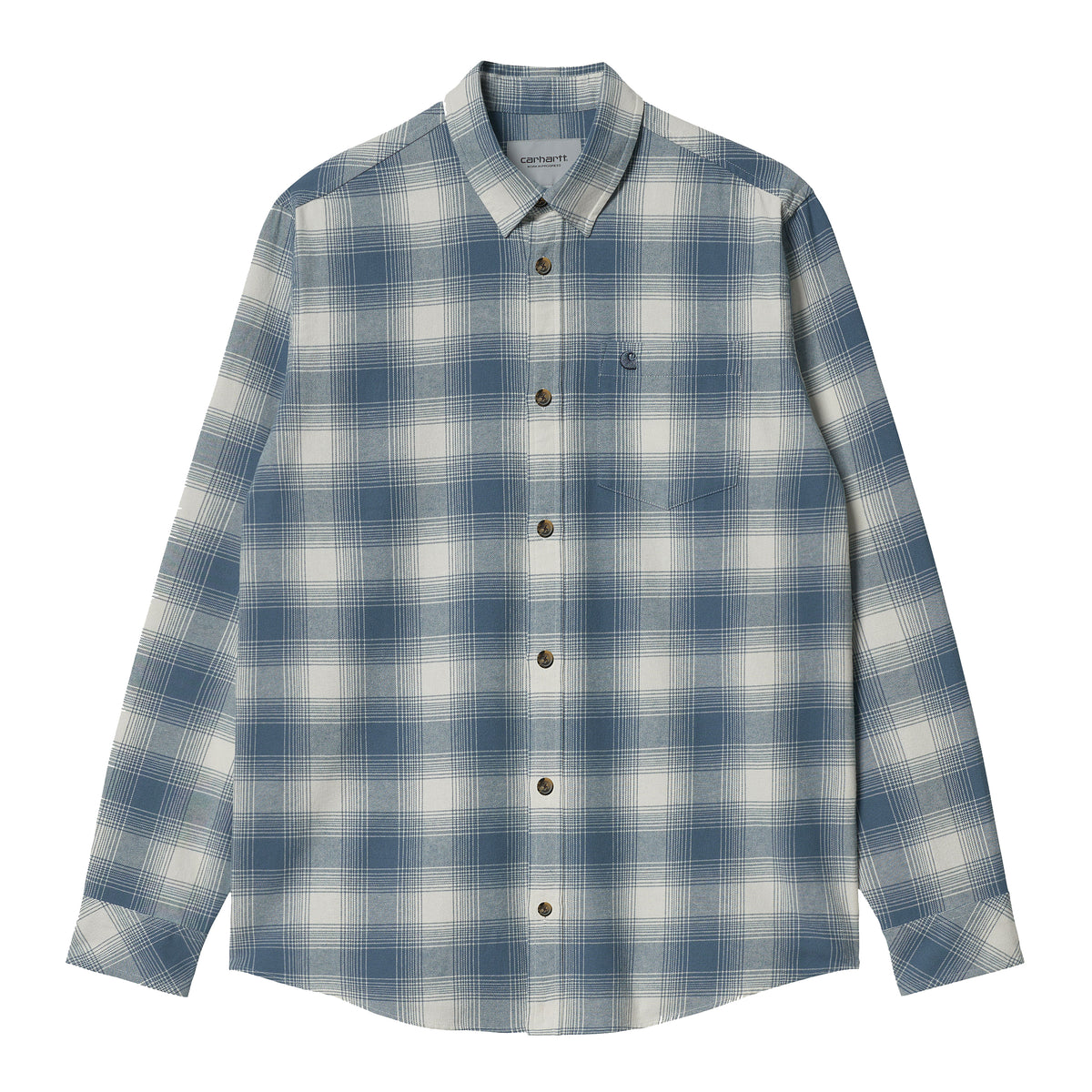 Carhartt WIP Deaver Shirt - Deaver Check Storm Blue