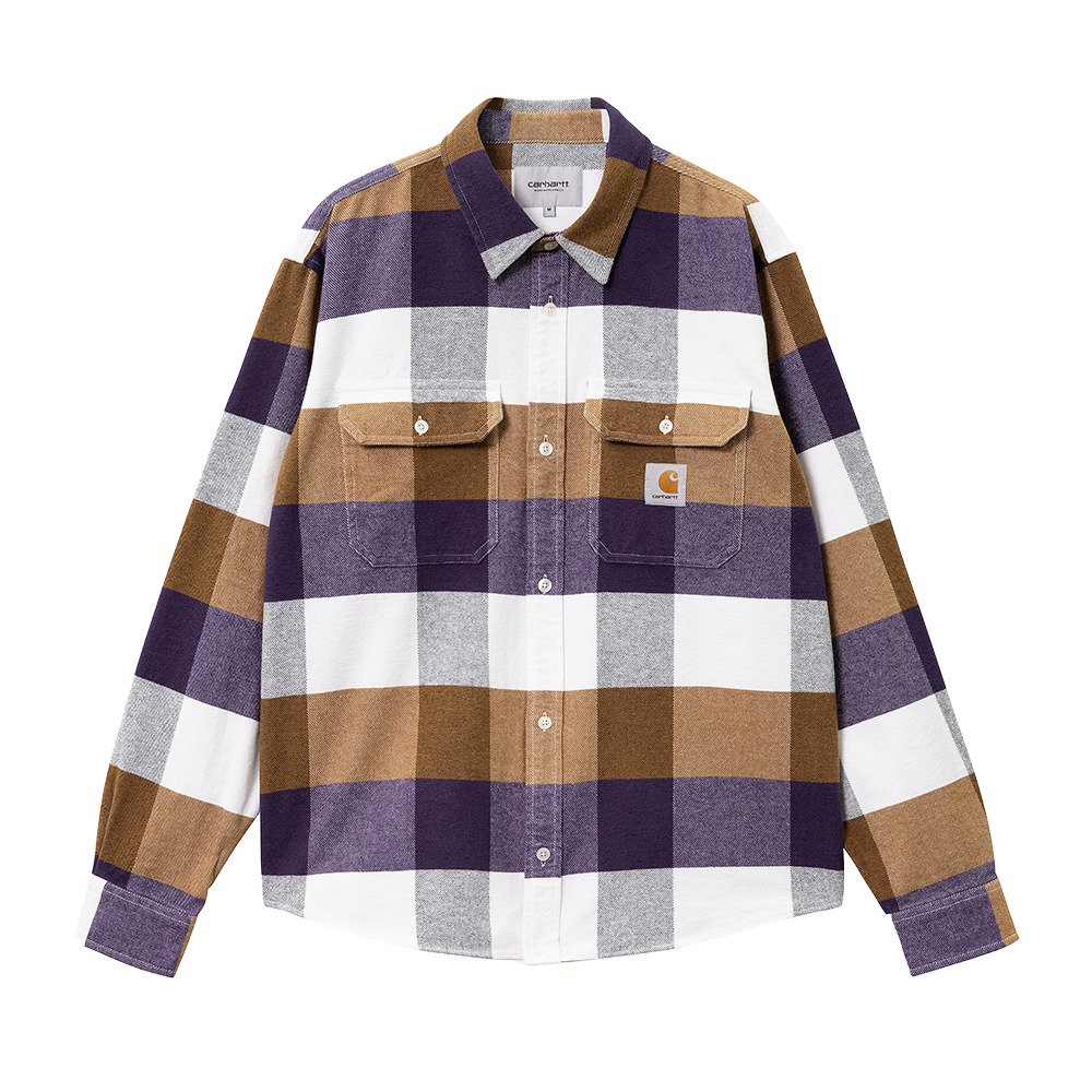Carhartt WIP LS Lyman Shirt - Cassis