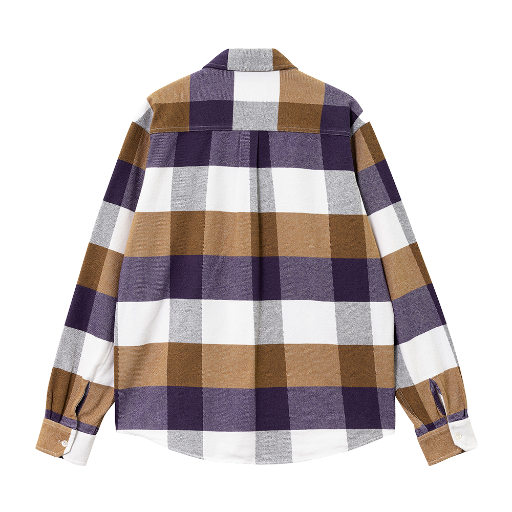 Carhartt WIP LS Lyman Shirt - Cassis