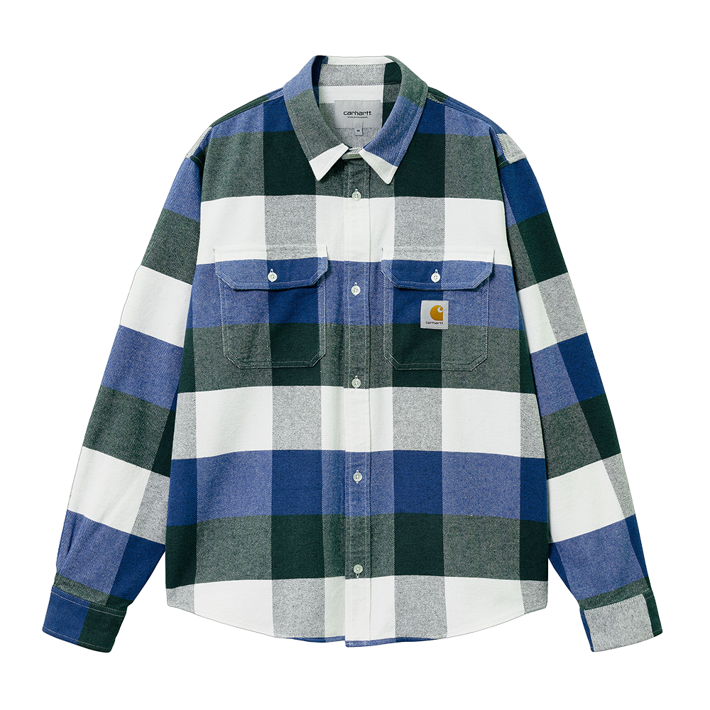 Carhartt WIP LS Lyman Shirt - Discovery Green
