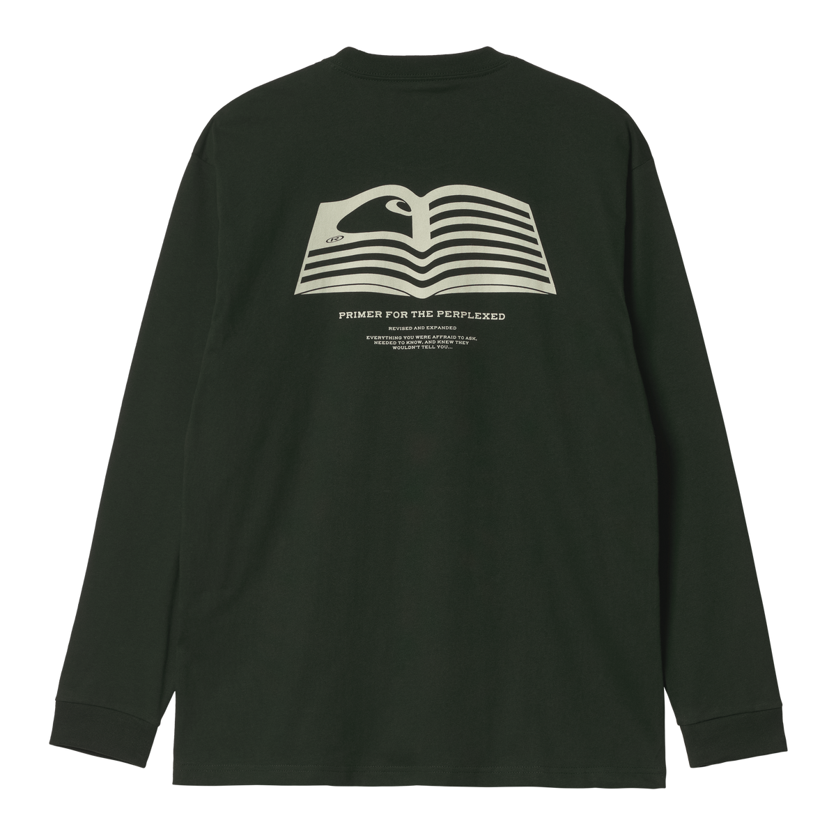 Carhartt WIP LS Book State T-Shirt - Dark Cedar Wax