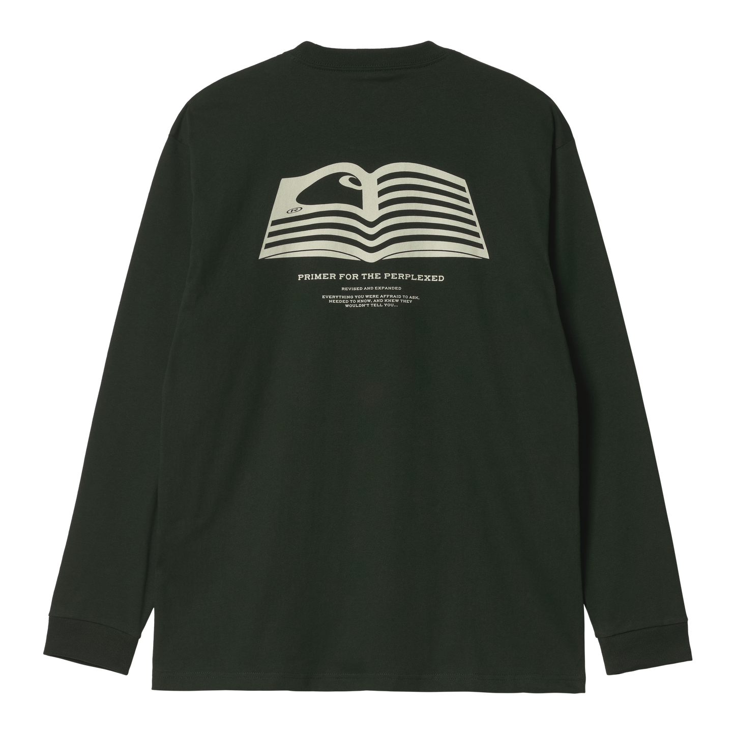 Carhartt WIP LS Book State T-Shirt - Dark Cedar Wax