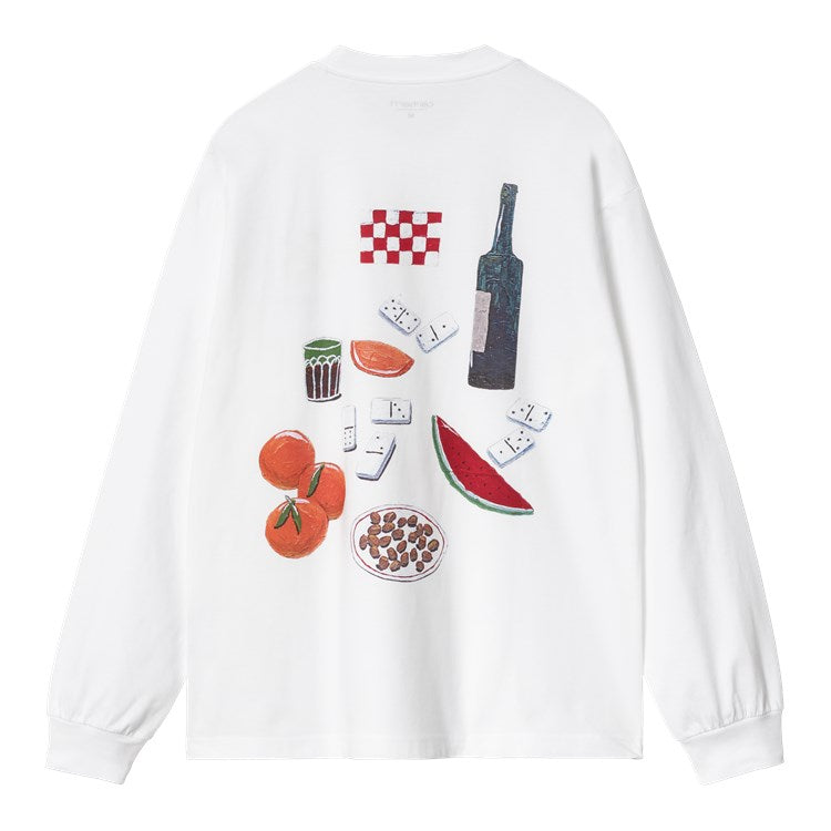 Carhartt WIP L/S Isis Maria T-Shirt - White