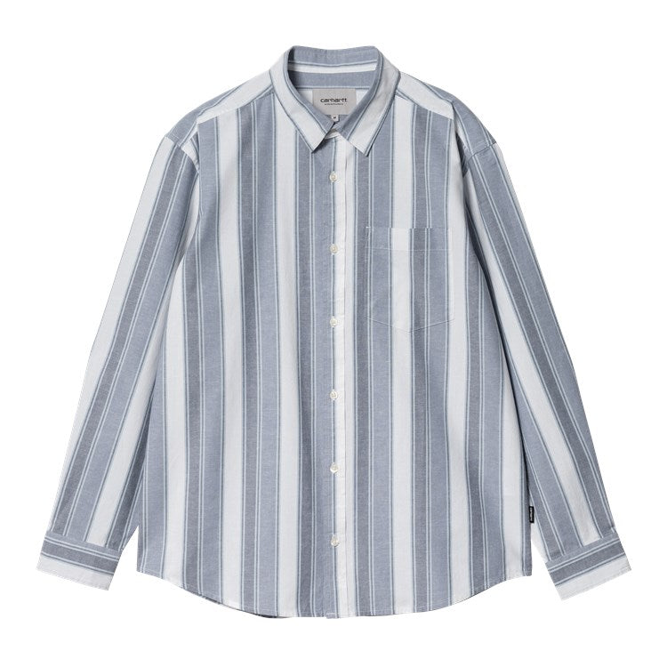 Carhartt WIP L/S Kendricks Shirt - Kendricks Stripe Hudson