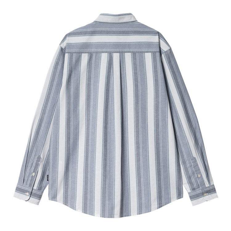 Carhartt WIP L/S Kendricks Shirt - Kendricks Stripe Hudson