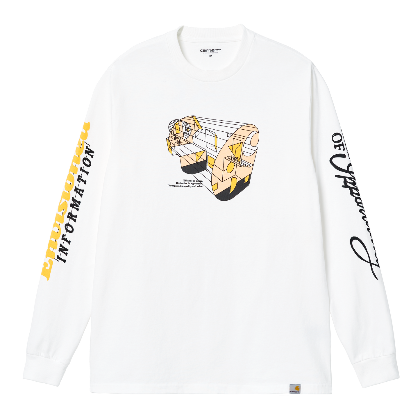 Carhartt WIP L/S Living T-Shirt - White