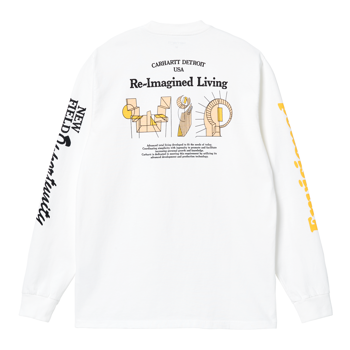 Carhartt WIP L/S Living T-Shirt - White