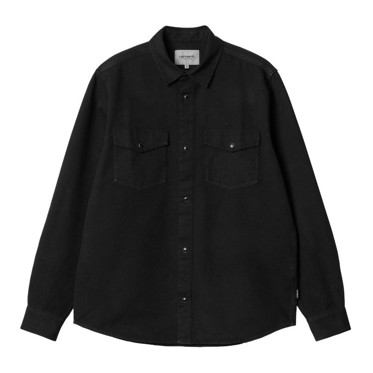 Carhartt WIP L/S Santa Fe Shirt - Black