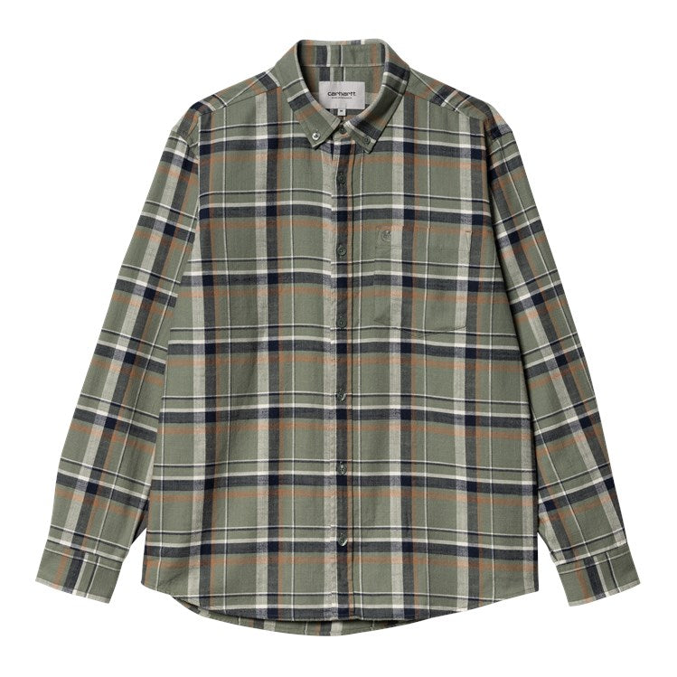 Carhartt WIP L/S Swenson Check Shirt - Park