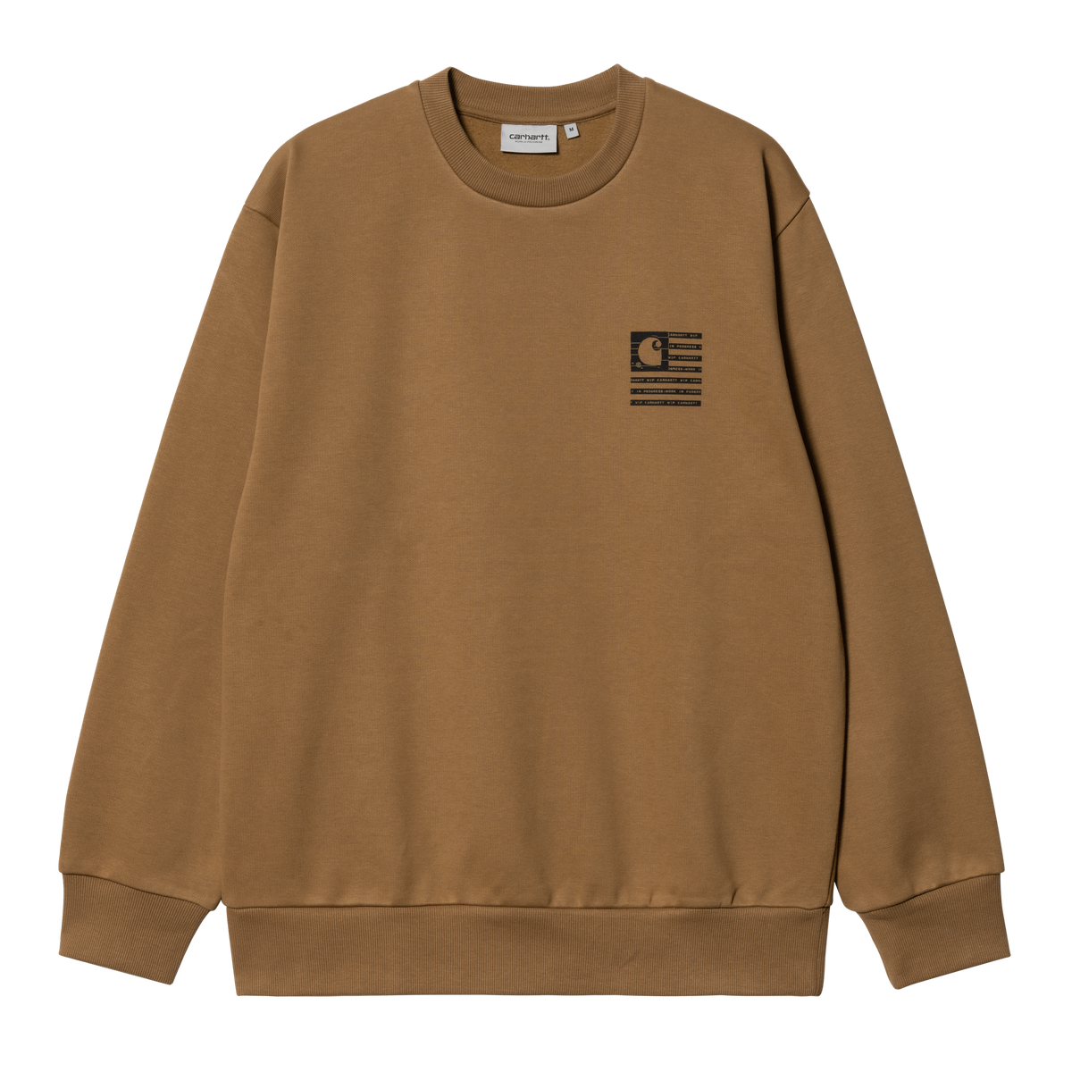 Carhartt WIP Label State Flag Sweatshirt - Hamilton Brown