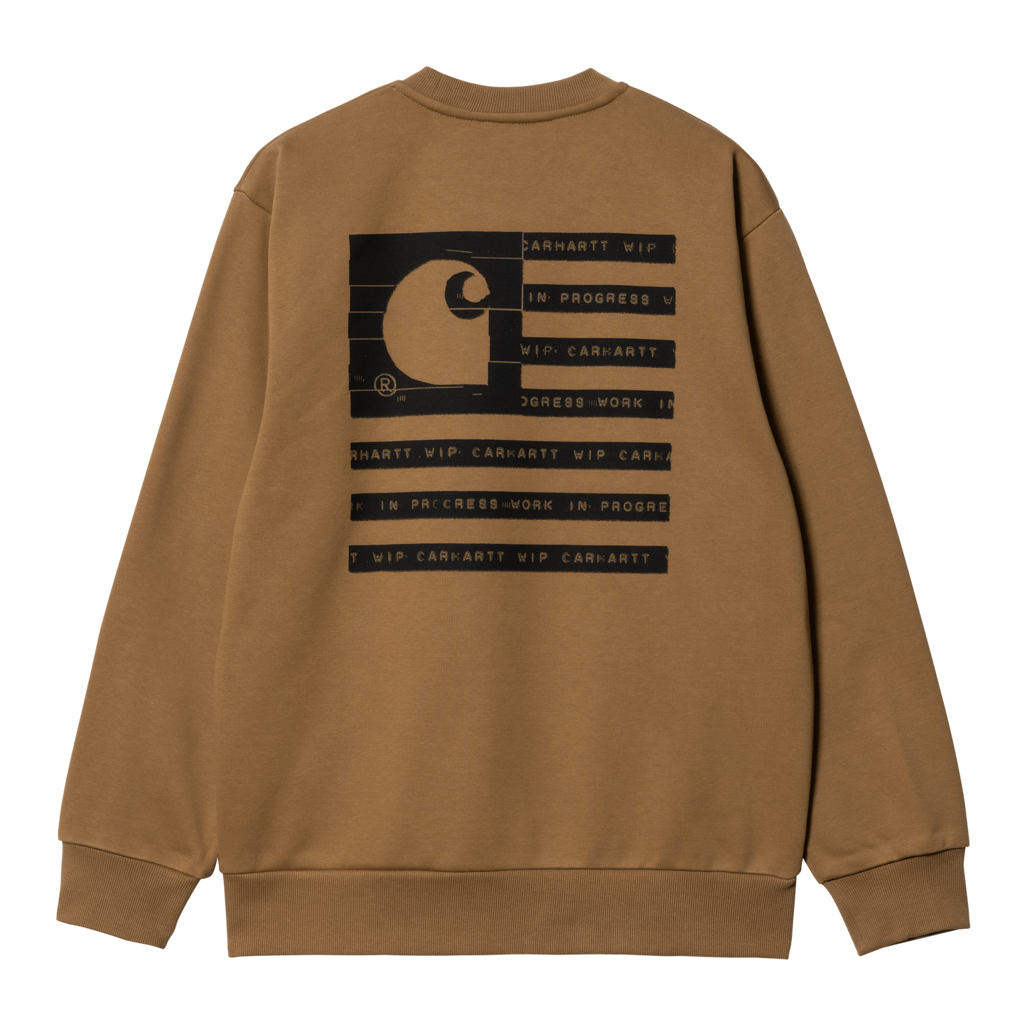 Carhartt WIP Label State Flag Sweatshirt - Hamilton Brown