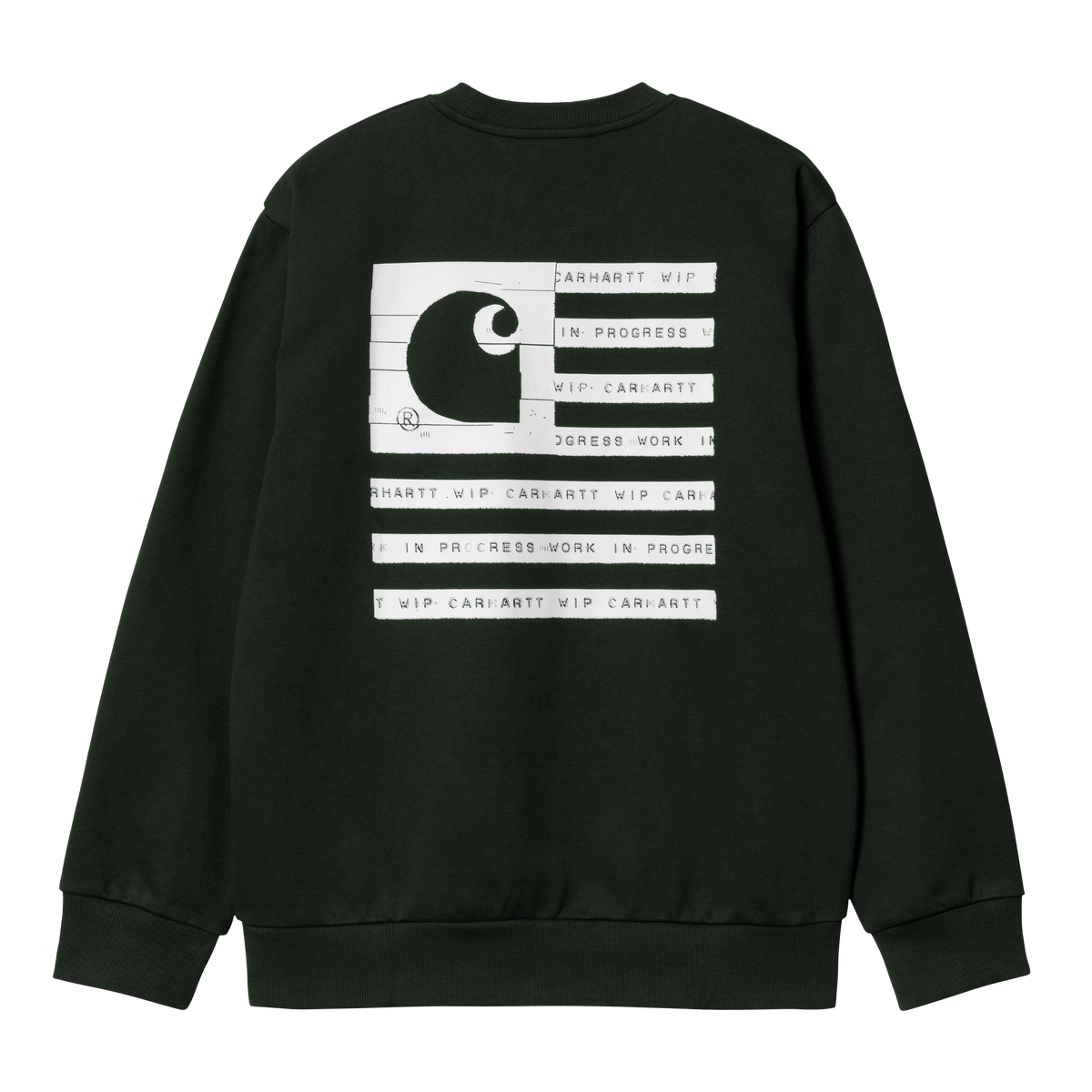 Carhartt WIP Label State Flag Sweatshirt - Dark Cedar