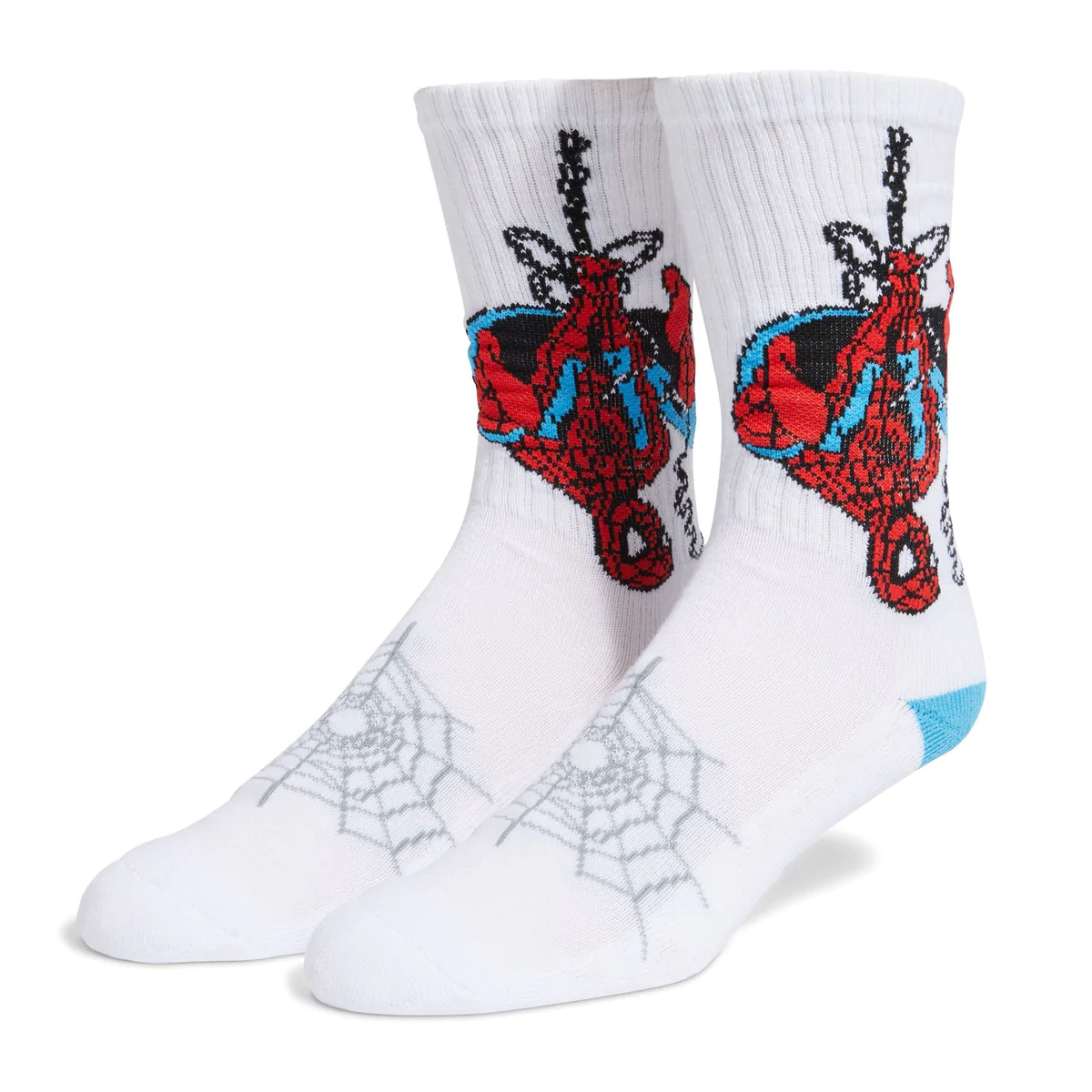 HUF x Spider-Man Legend Anew Sock - White