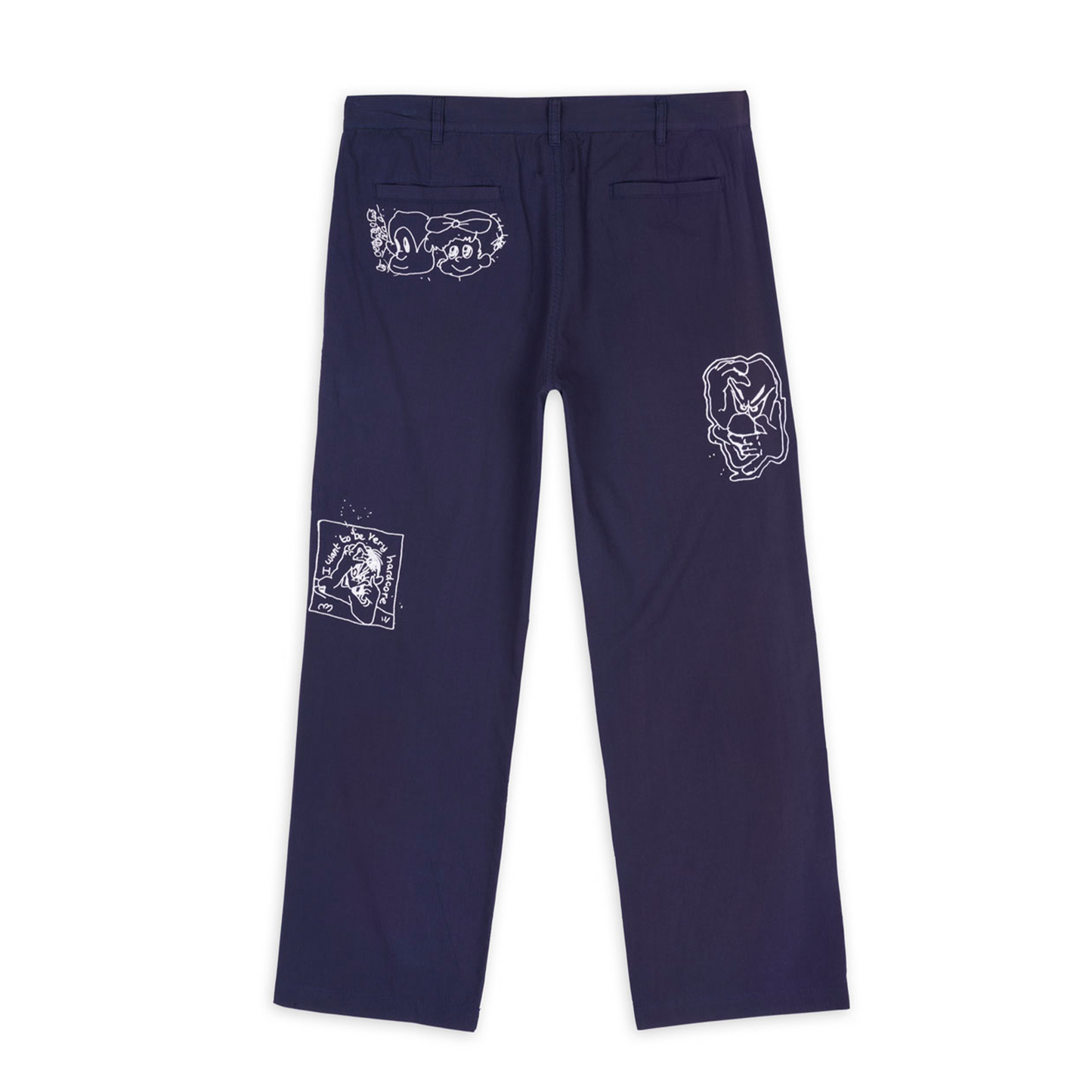Brain Dead Leomi Resort Pant - Navy