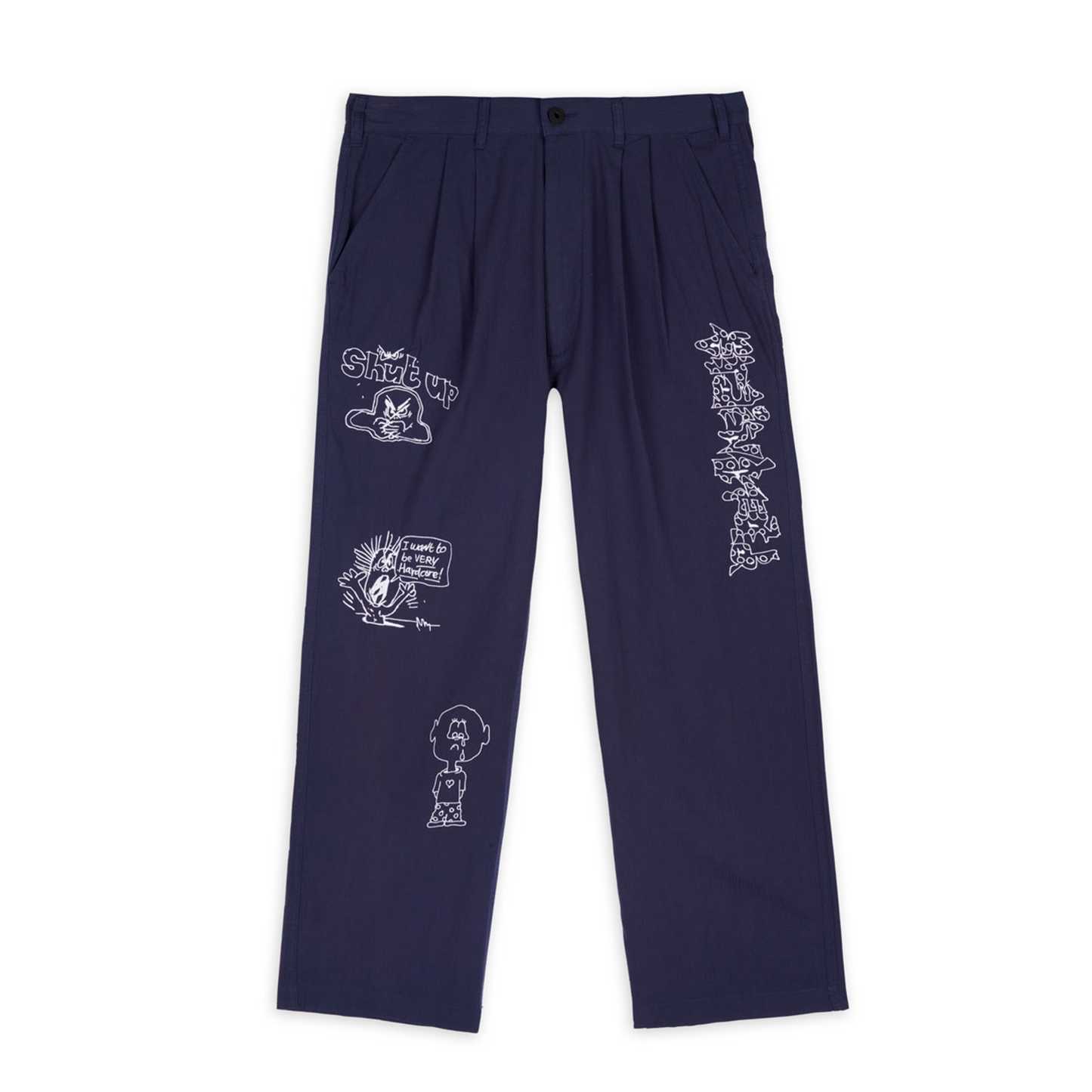 Brain Dead Leomi Resort Pant - Navy