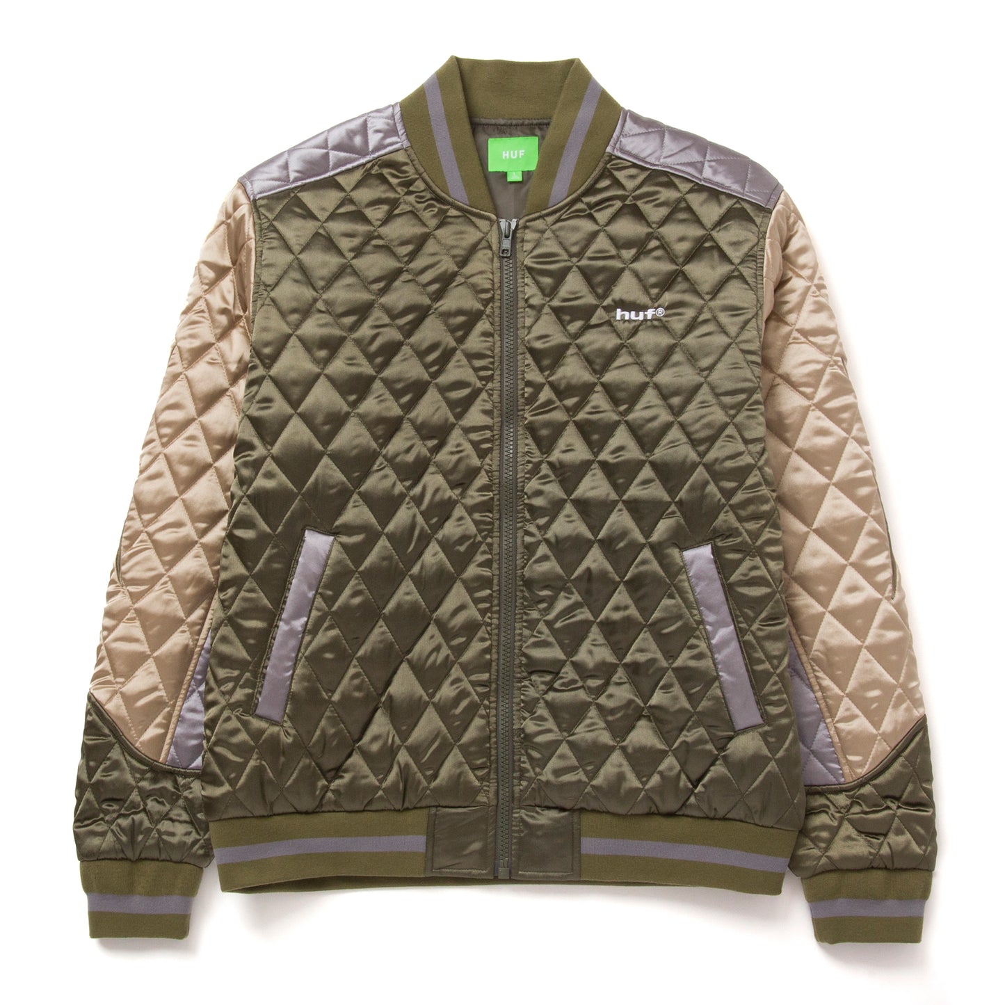 HUF Lightining Bomber Jacket - Olive