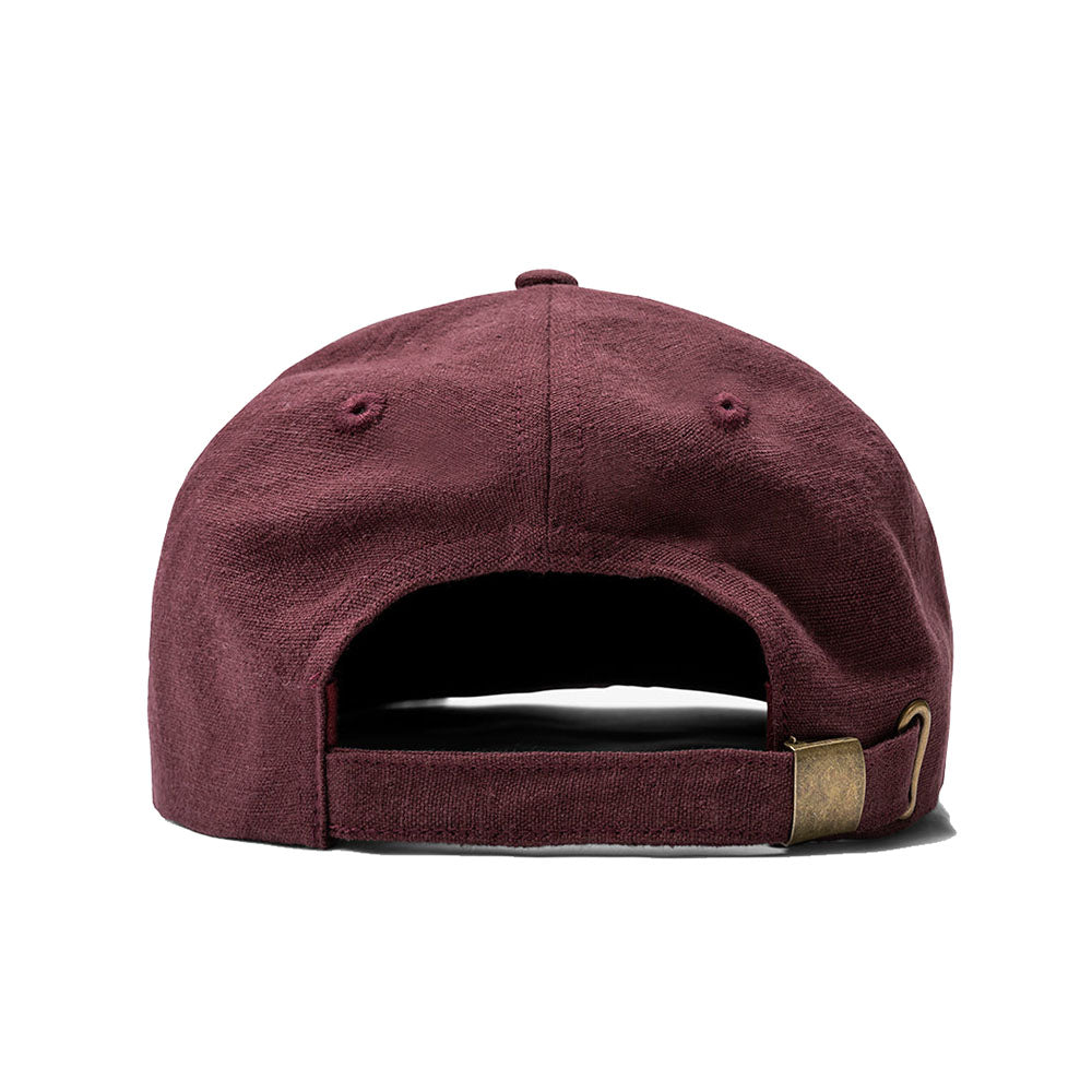 General Admission Linen Cap - Burgundy
