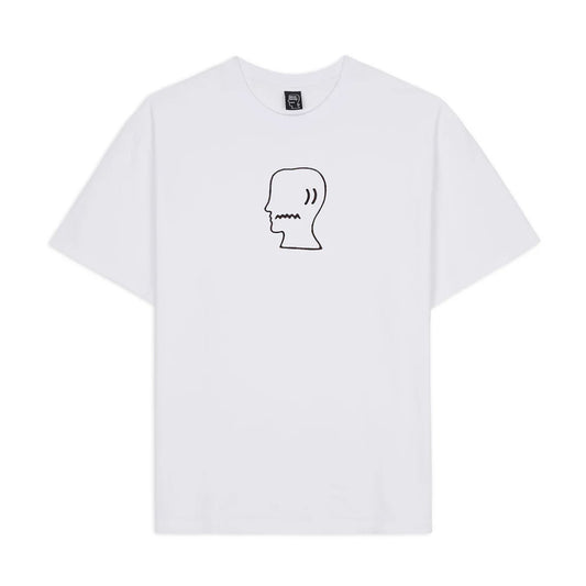 Brain Dead BD Logo Head T-Shirt - White