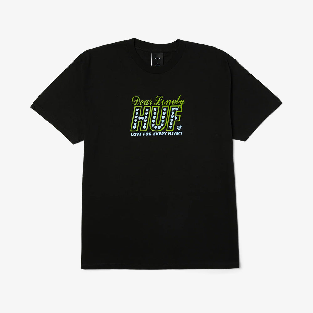 HUF Lonely Hearts SS Tee - Black