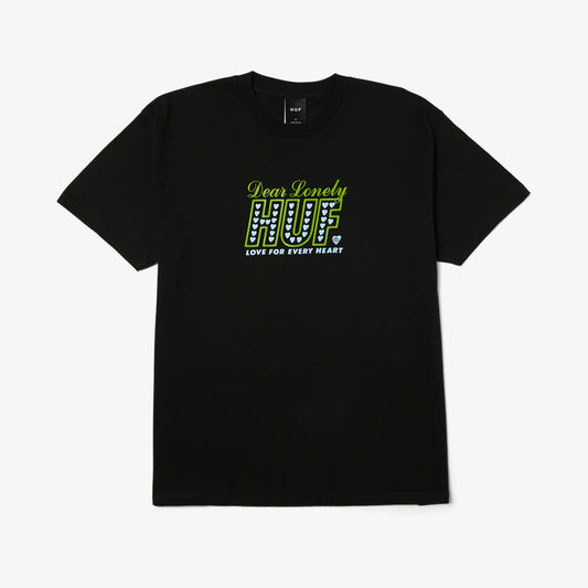 HUF Lonely Hearts SS Tee - Black