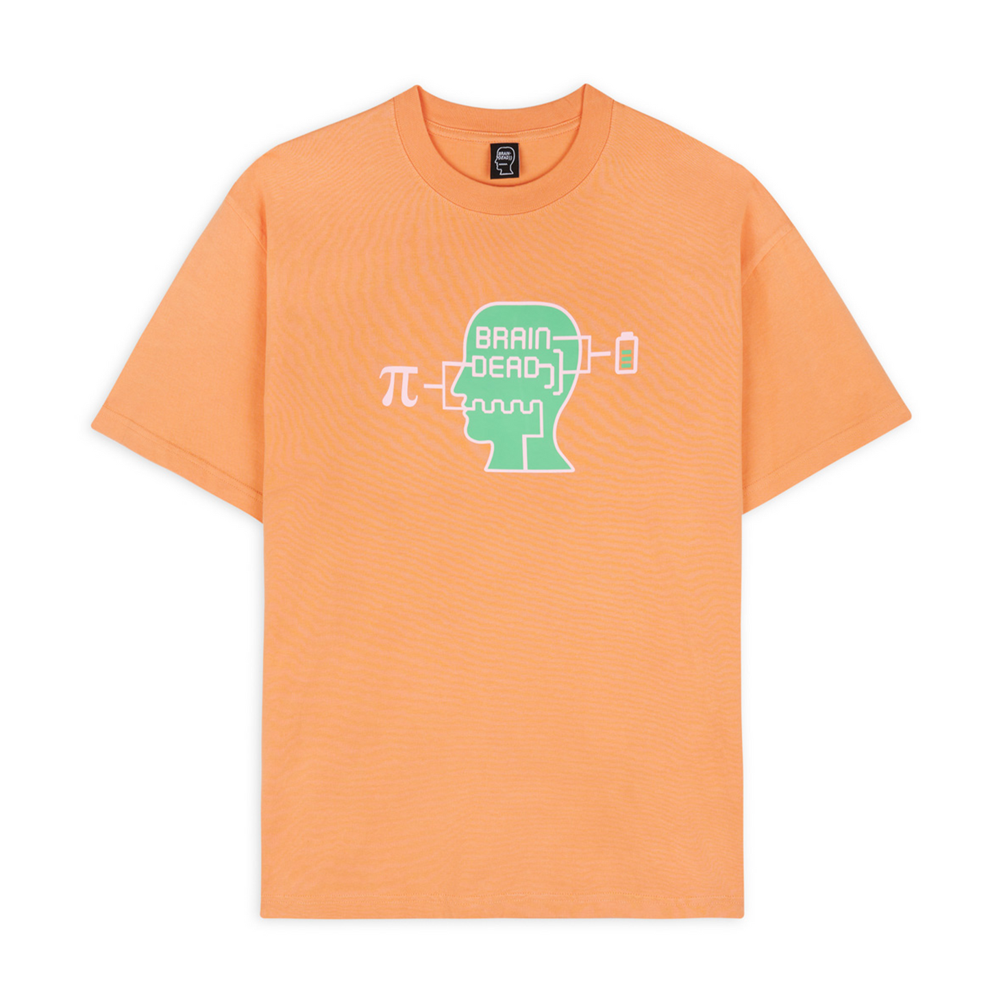 Brain Dead Low Battery T-Shirt - Peach