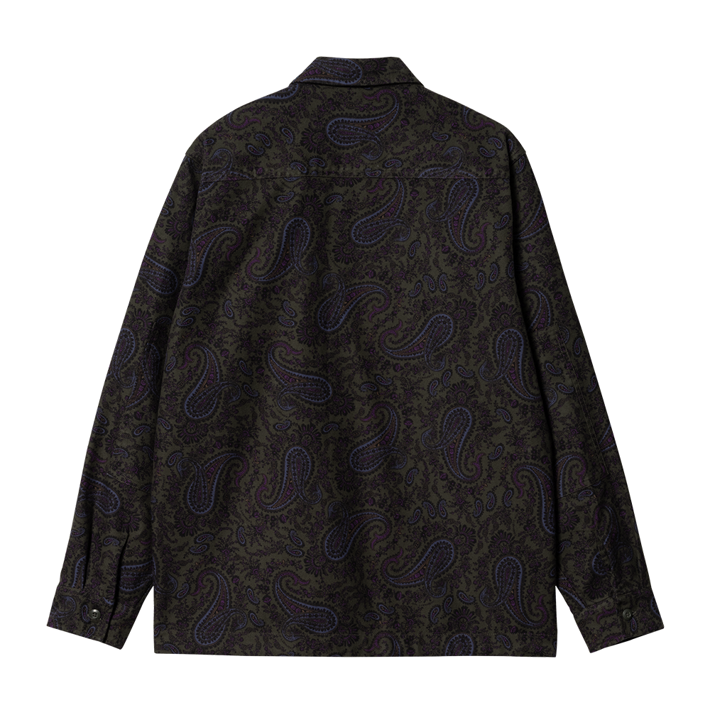 LS Charter Shirt - Paisley Print Plant