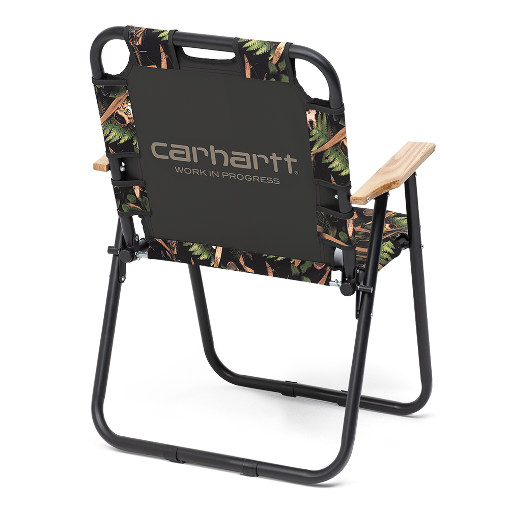Carhartt WIP Lumen Folding Chair - Print Black