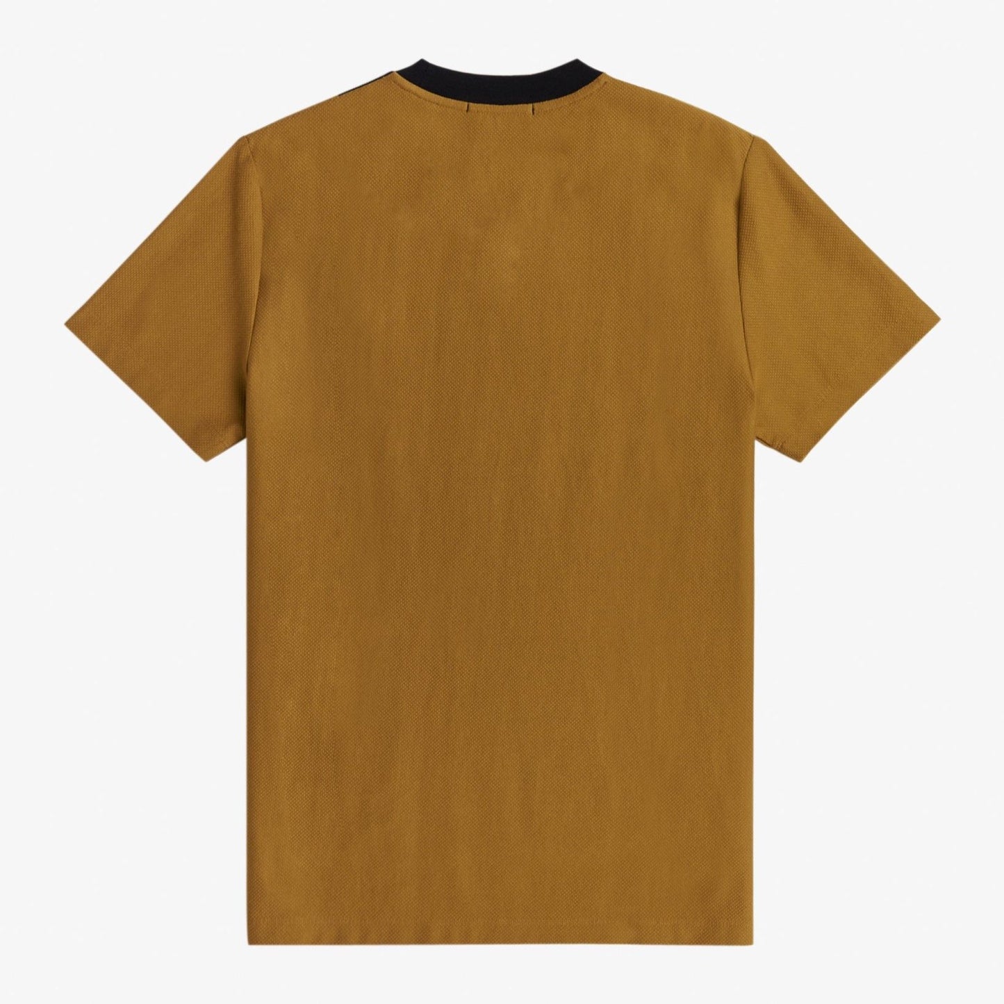 Fred Perry Stripe Pique T-Shirt - Dark Caramel