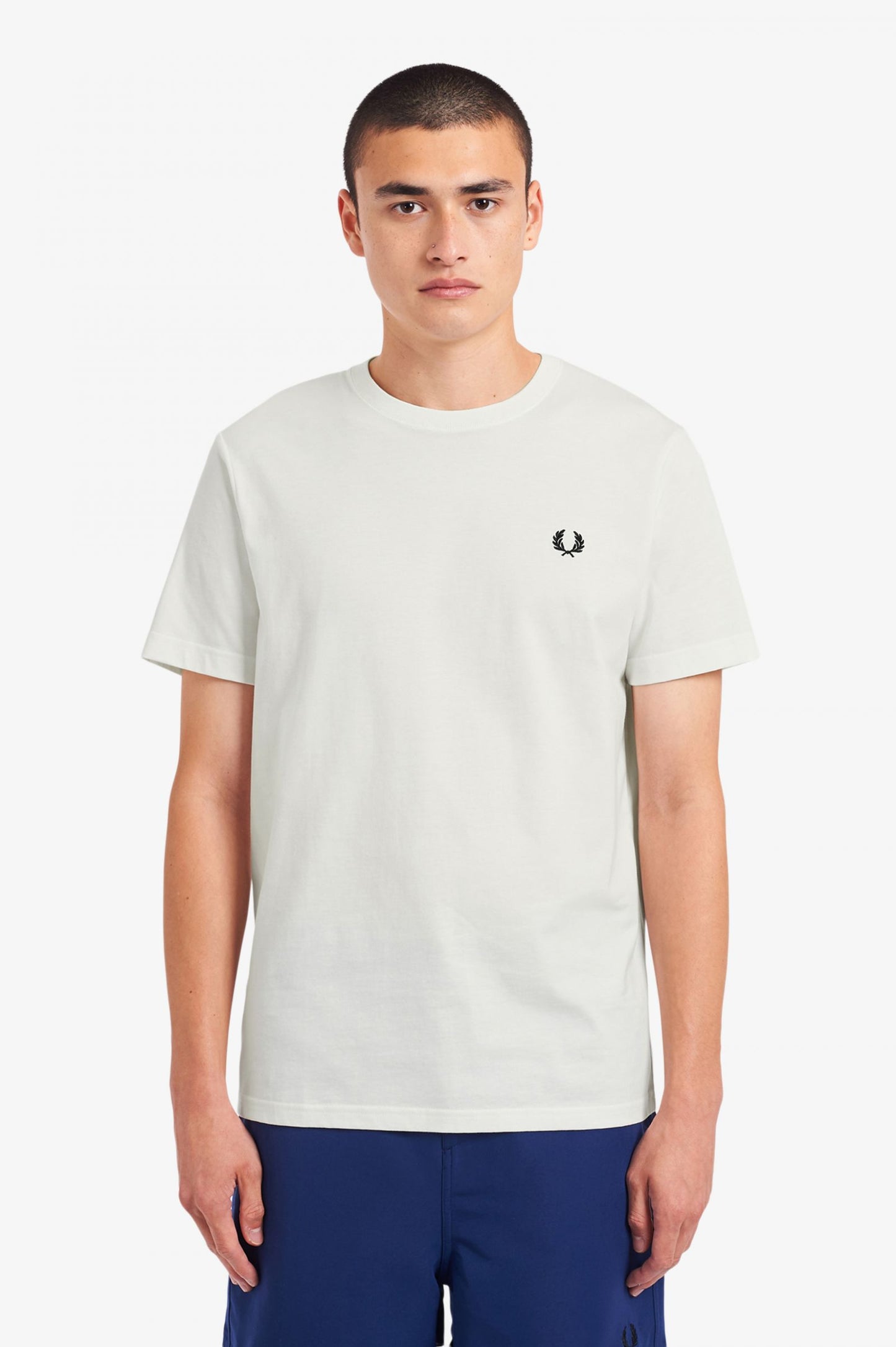 Fred Perry Crew Neck T-Shirt - Snow White