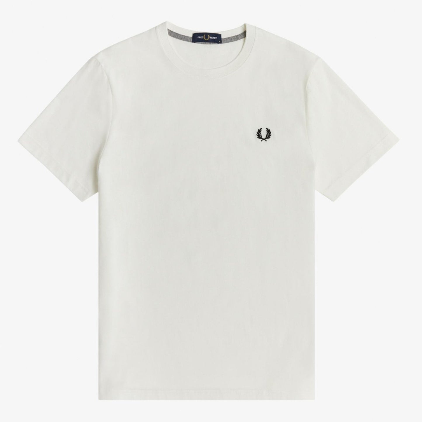 Fred Perry Crew Neck T-Shirt - Snow White