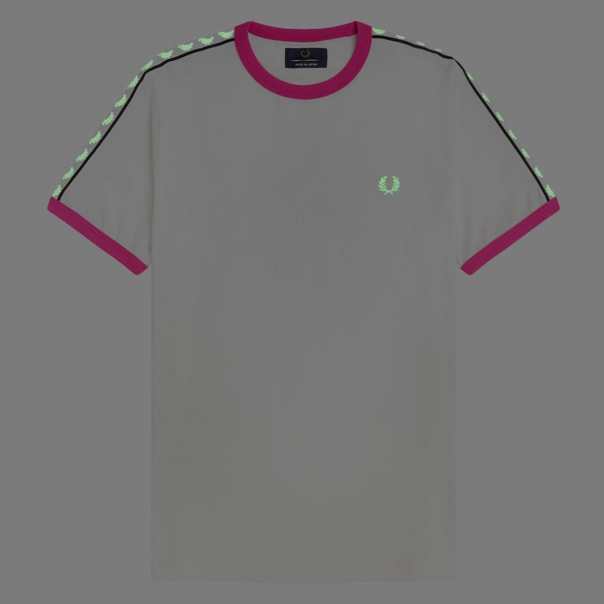 Fred Perry Made In Japan Luminous Ringer T-Shirt - White