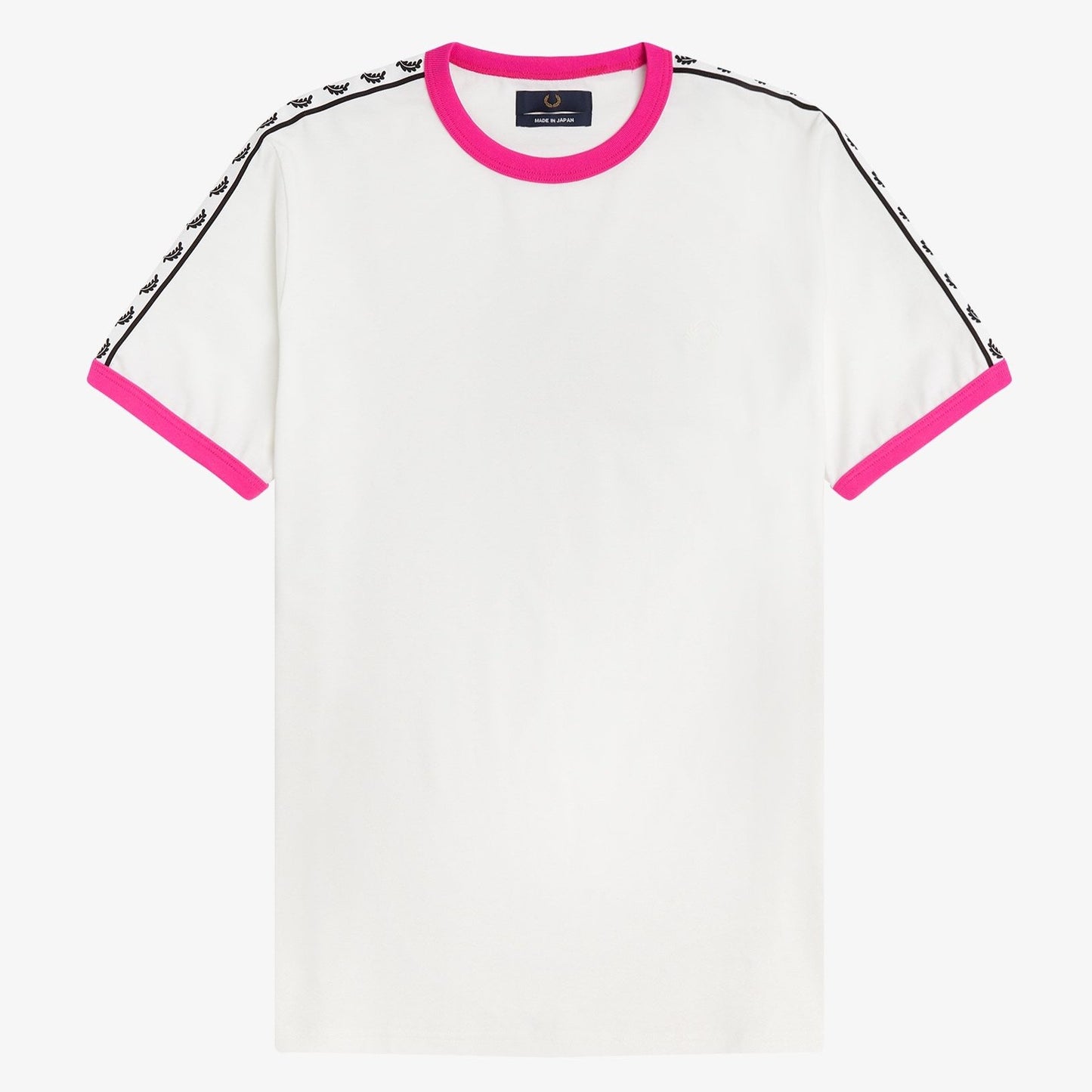 Fred Perry Made In Japan Luminous Ringer T-Shirt - White