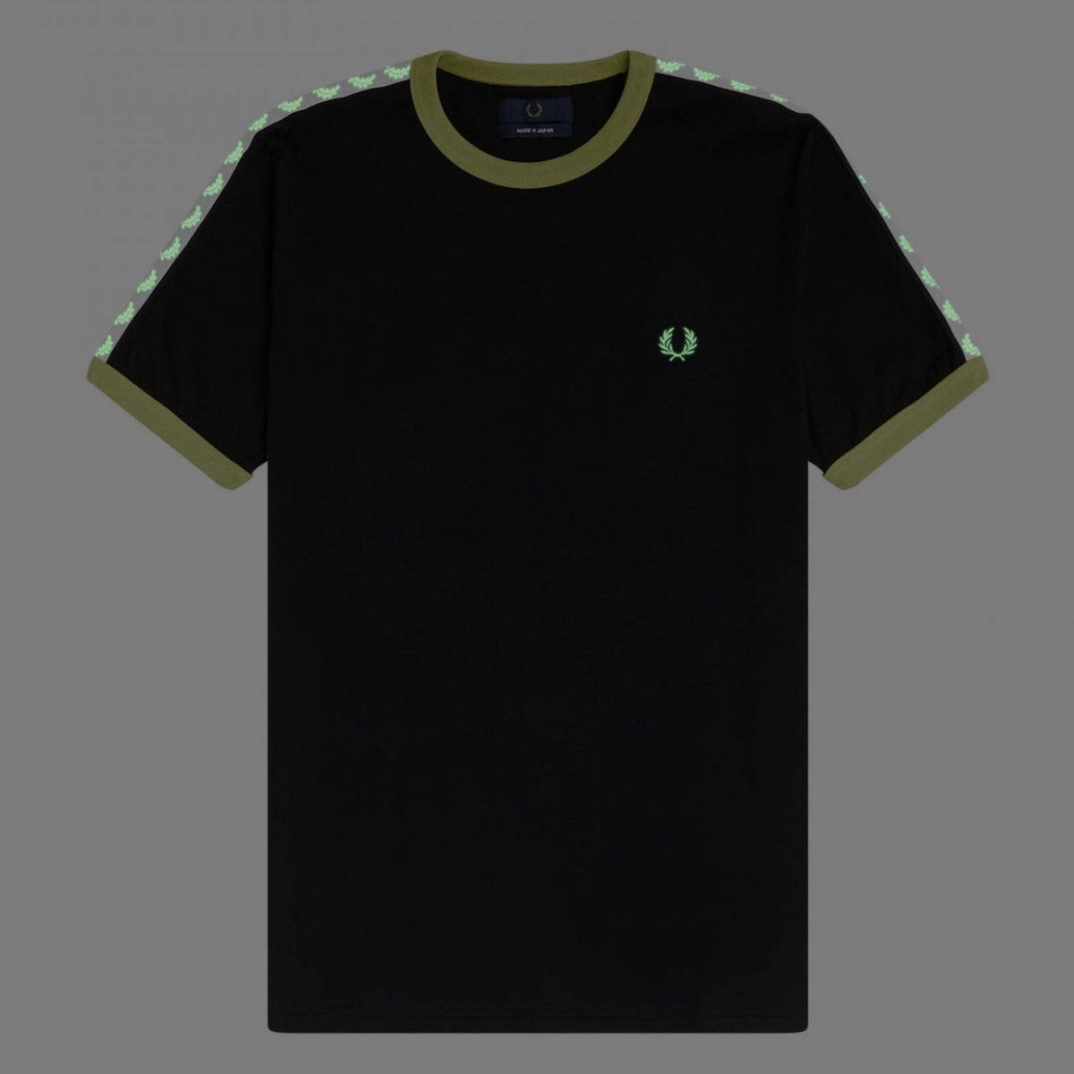 Fred Perry Made In Japan Luminous Ringer T-Shirt - White