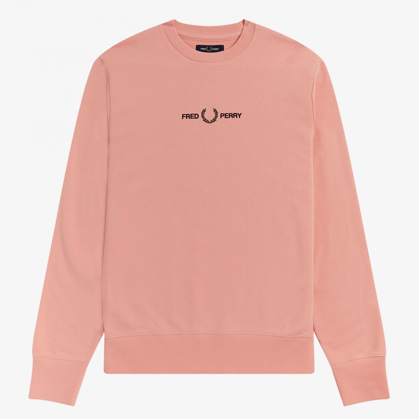 Fred Perry Embroidered Sweatshirt - Peach