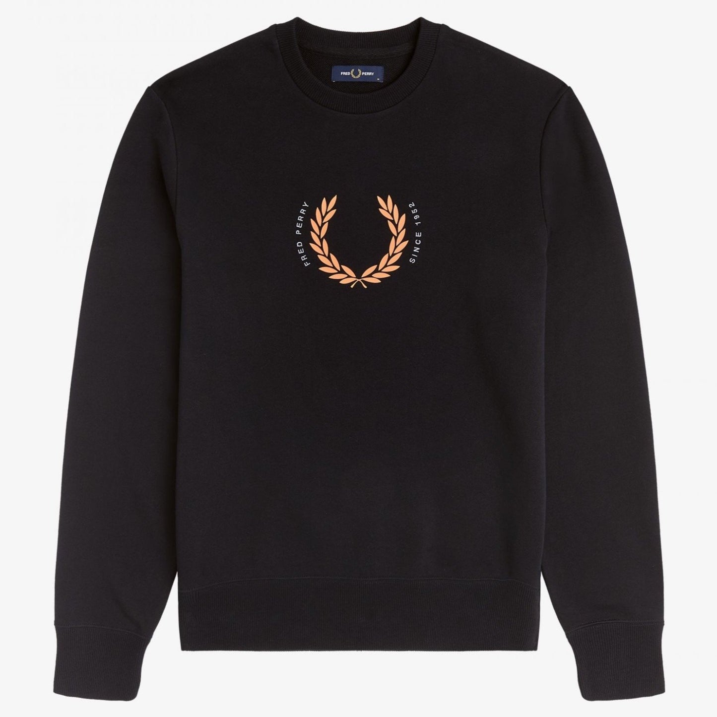 Fred Perry Laurel Wreath Sweatshirt - Black