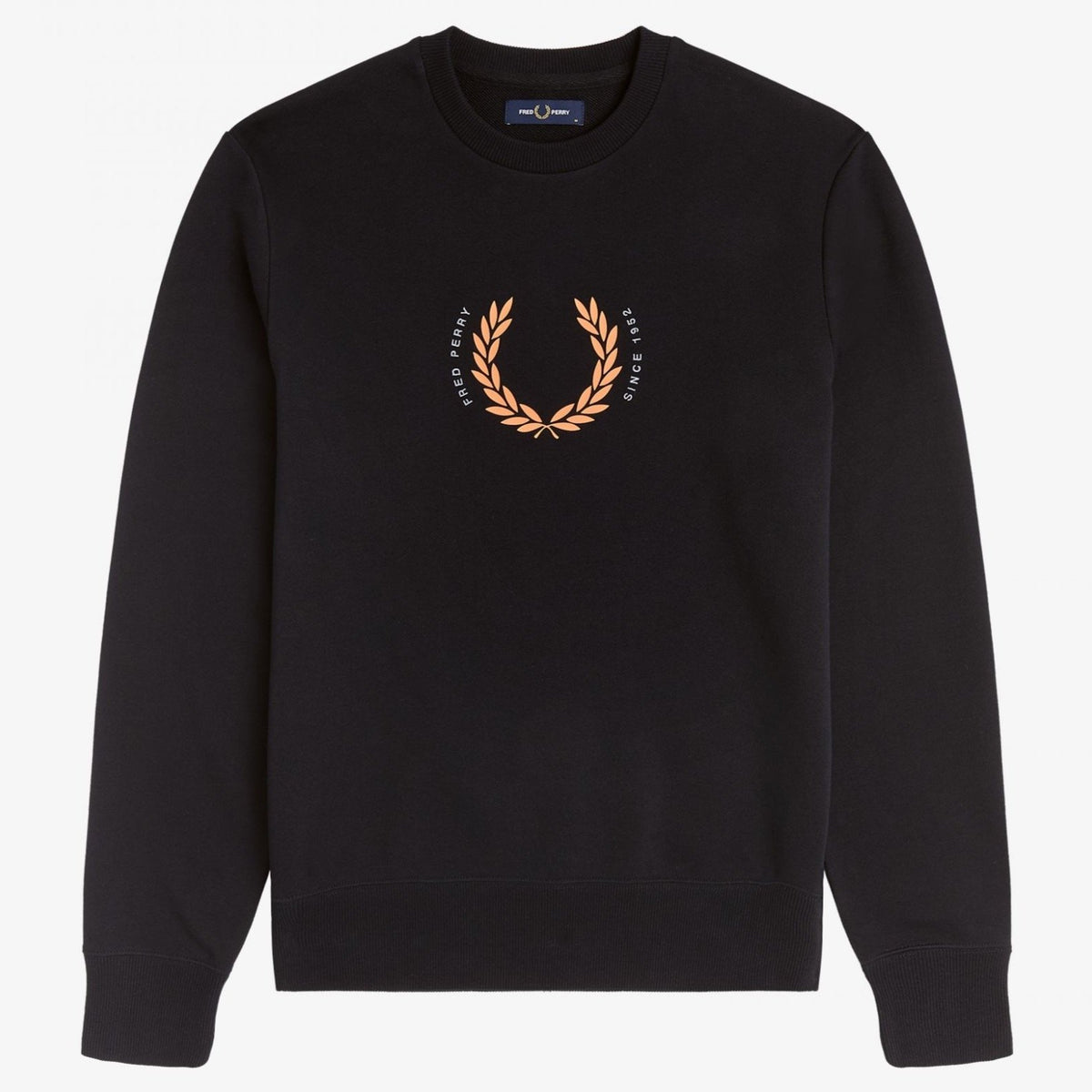 Fred Perry Laurel Wreath Sweatshirt - Black