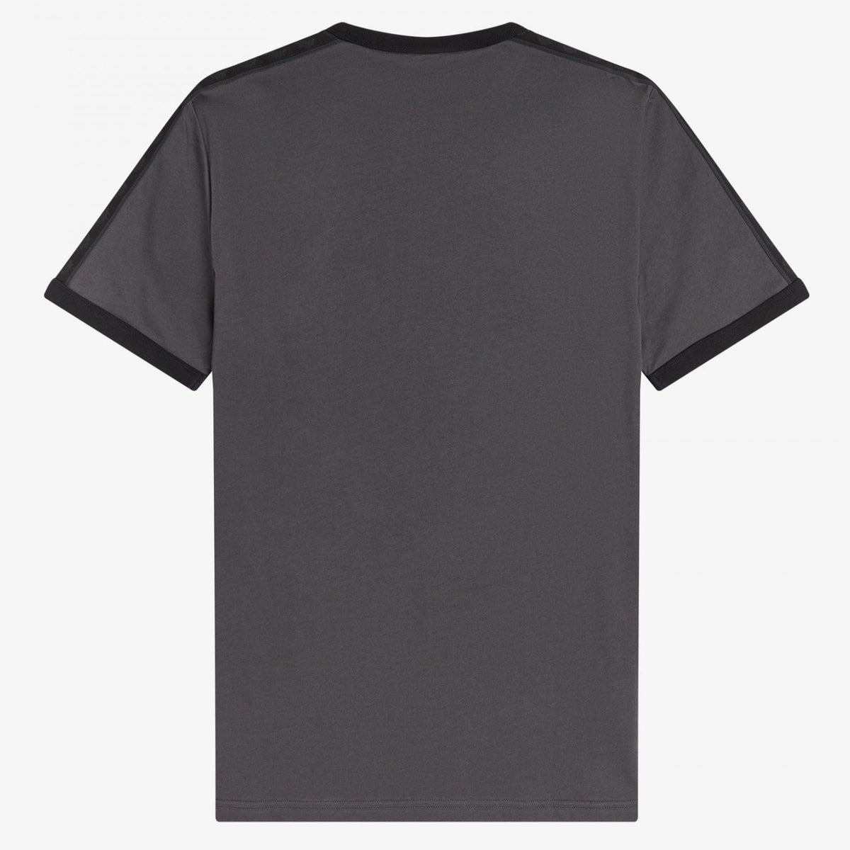 Fred Perry Tonal Taped Ringer T-Shirt - Black