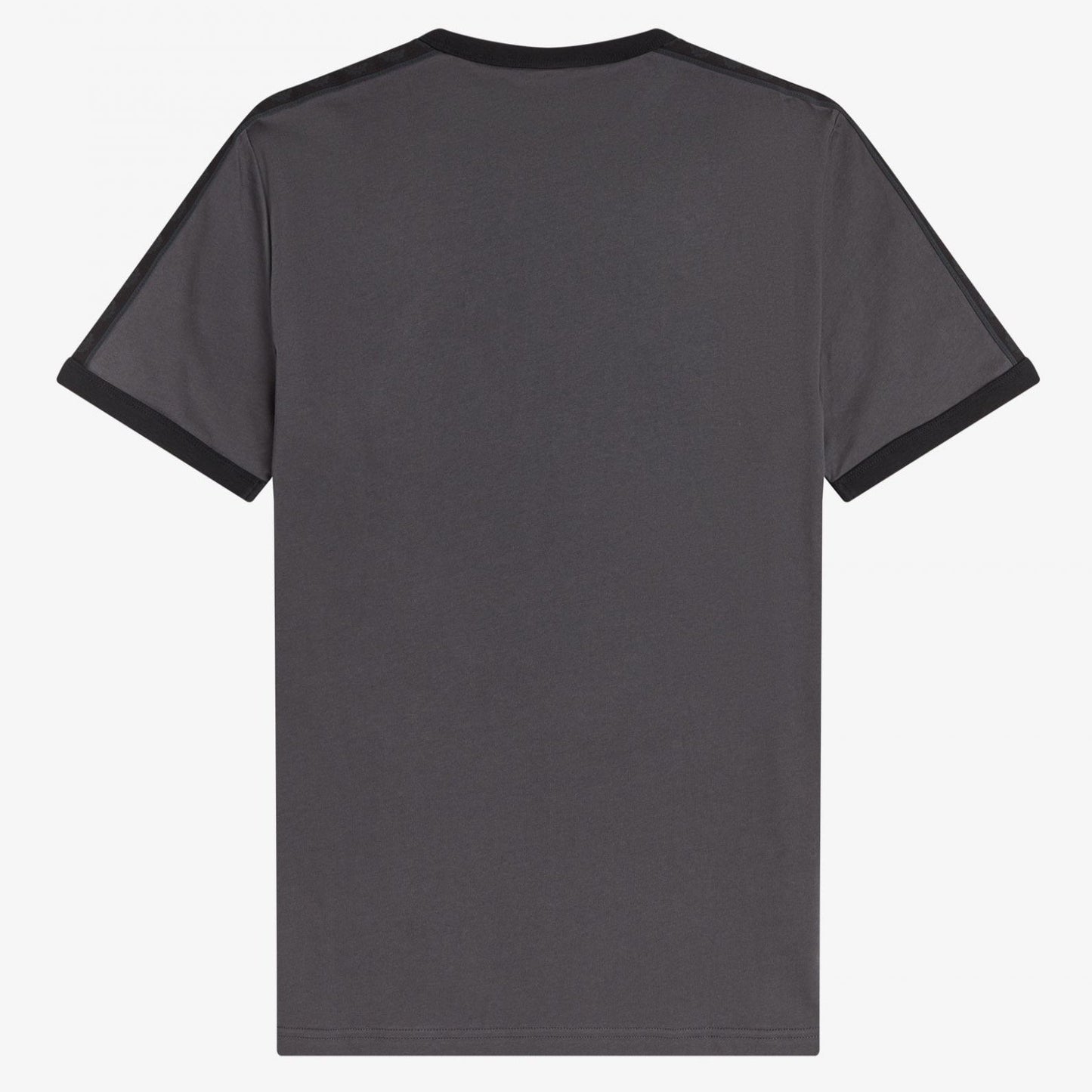 Fred Perry Tonal Taped Ringer T-Shirt - Black