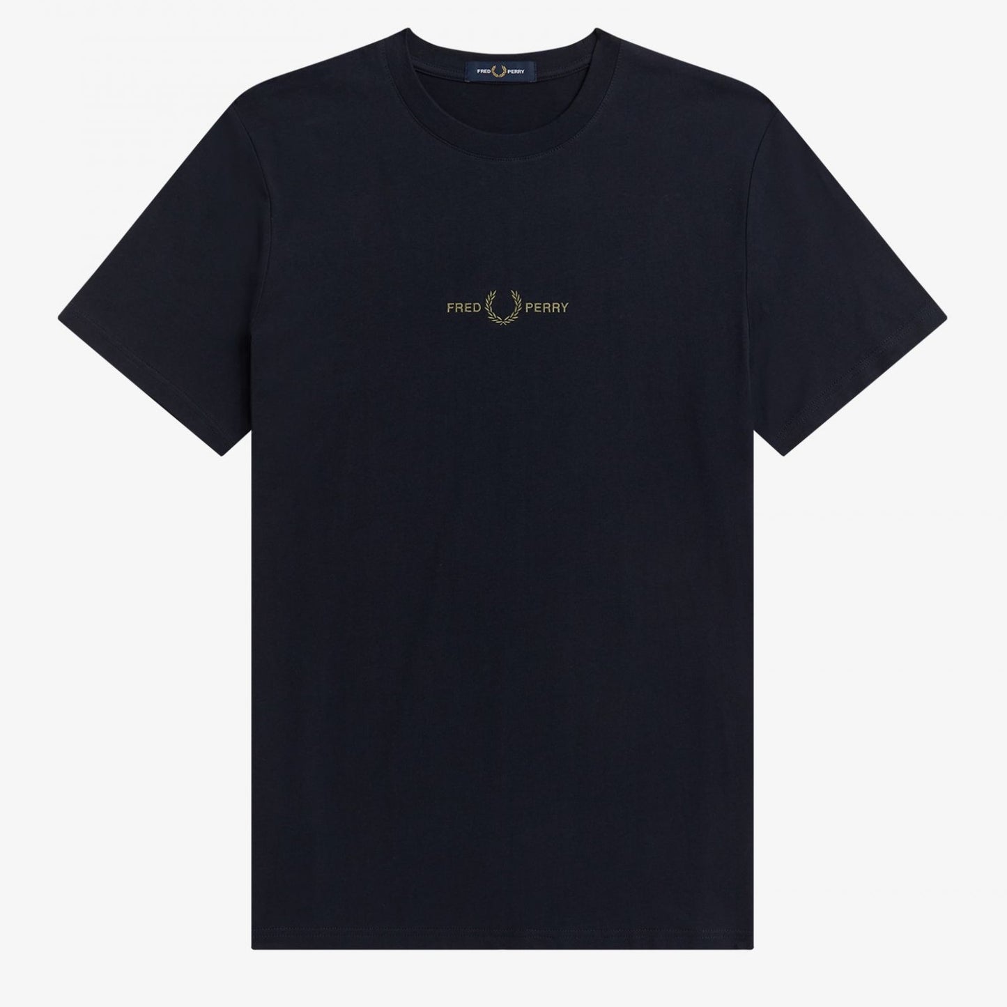 Fred Perry Embroidered T-Shirt - Navy