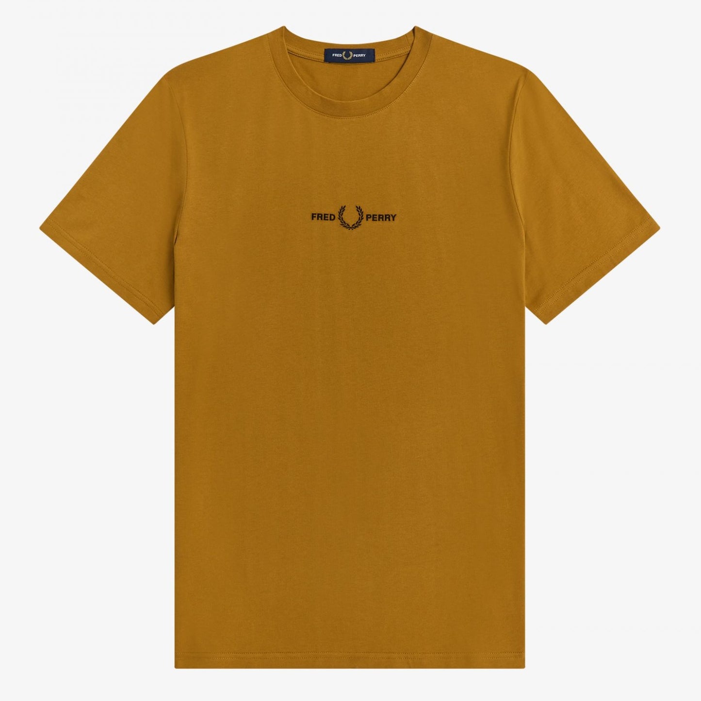Fred Perry Embroidered T-Shirt - Dark Caramel