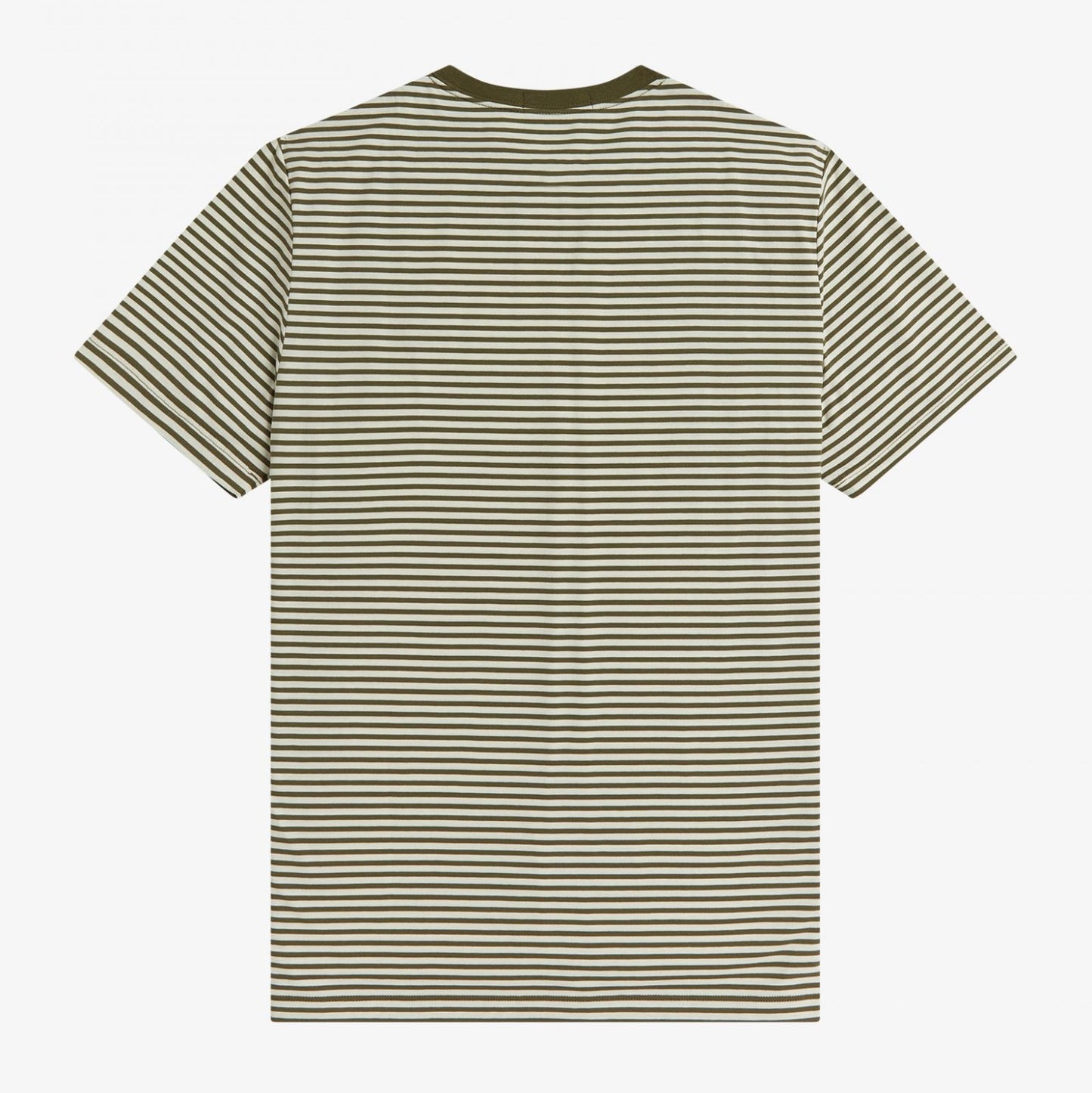 Fred Perry Two Colour Stripe T-Shirt - Military Green