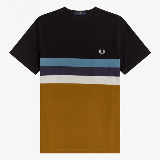Fred Perry Panelled Stripe T-Shirt
