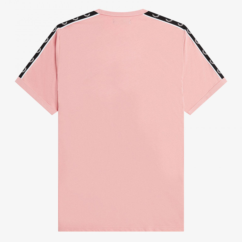 Fred Perry Contrast Tape Ringer T-Shirt - Chalky Pink
