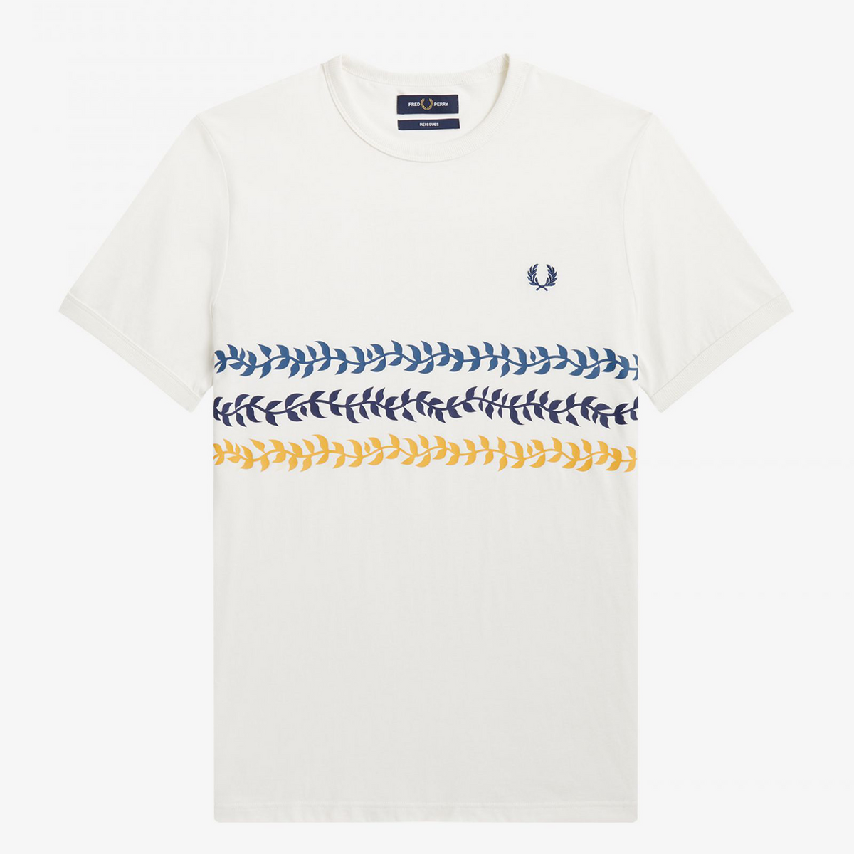 Fred Perry Vine Graphic T-Shirt - Snow White