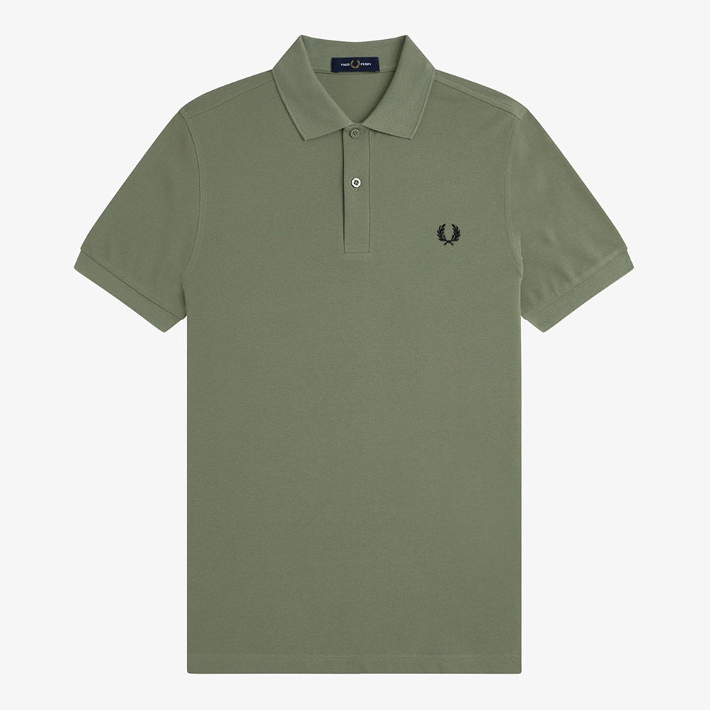 Fred Perry Classic Shirt - Laurel Wreath Green Black