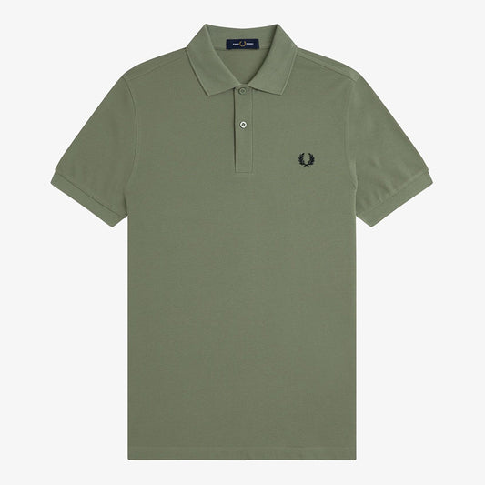 Fred Perry Classic Shirt - Laurel Wreath Green Black