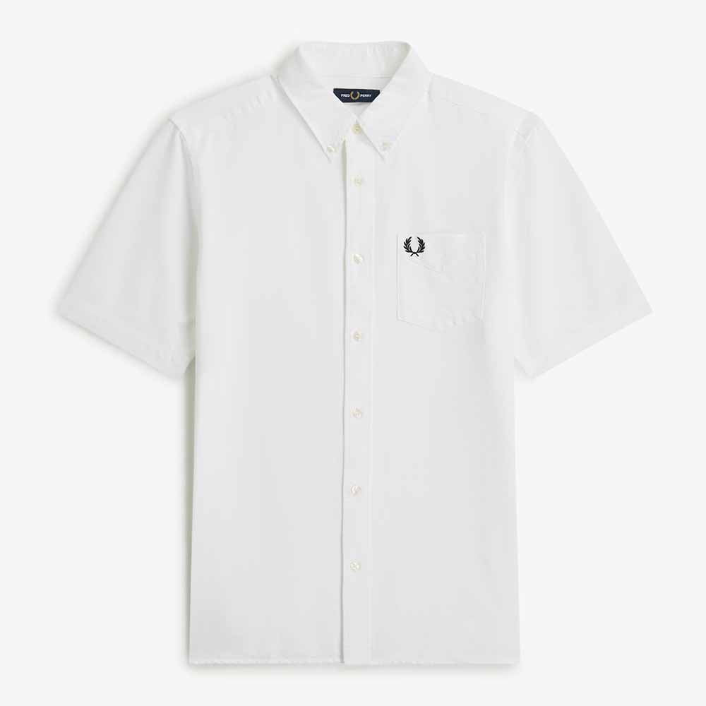Fred Perry Oxford Shirt - White