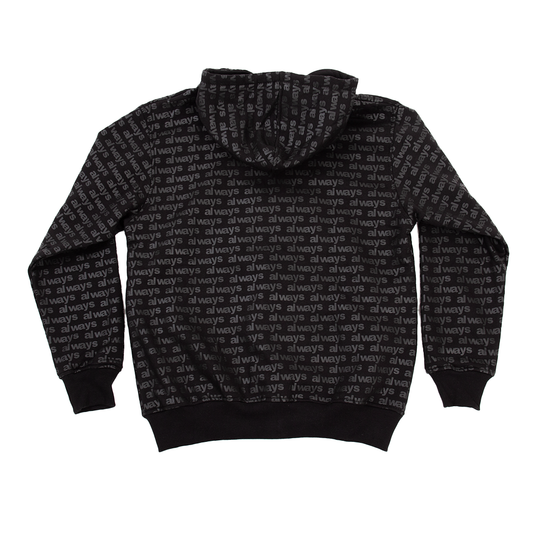 Always Do What You Should Do Mac Zip Up Hoodie - Black