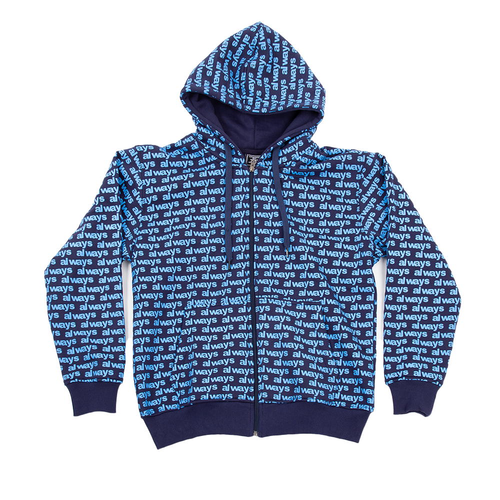 Always Do What You Should Do Mac Zip Up Hoodie - Navy
